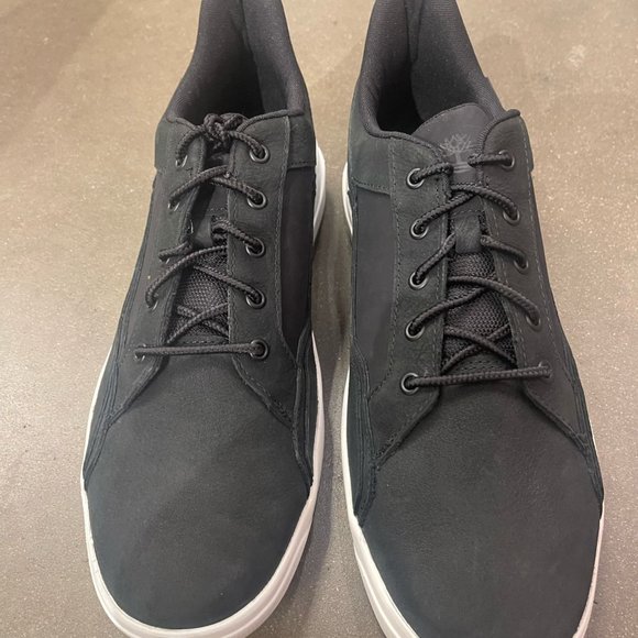 NEW TIMBERLAND MEN'S ALLSTON LOW LACE SNEAKER BLACK NUBUCK A69WD ALL SIZES - Picture 2 of 8